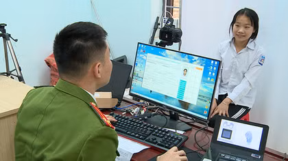 Cấp CCCD cho học sinh dự thi tốt nghiệp ở huyện xa nhất tỉnh Cao Bằng