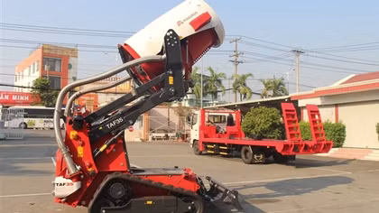 Bình Dương đưa robot tham gia chữa cháy