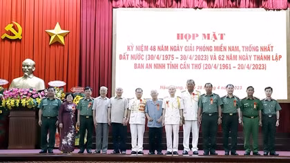 Những chiến công xuất sắc của Ban An ninh tỉnh Cần Thơ