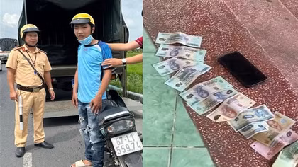 CSGT bắt nóng đối tượng “ăn bay”