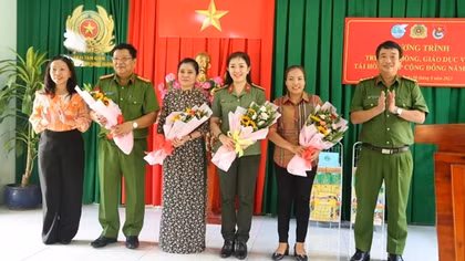 Phụ nữ Công an tỉnh Bình Dương với nhiều hoạt động ý nghĩa, thiết thực