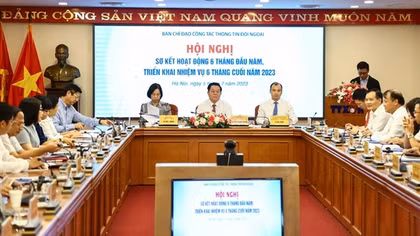 Tăng cường hơn nữa hiệu quả công tác thông tin đối ngoại