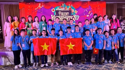 22 học sinh Việt Nam đạt thành tích xuất sắc tại Cuộc thi “Tìm kiếm tài năng Toán học Quốc tế ITMC 2023”
