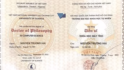 Công an TP Hồ Chí Minh vào cuộc vụ dùng bằng tiến sĩ giả lừa gần 10 trường ĐH, CĐ
