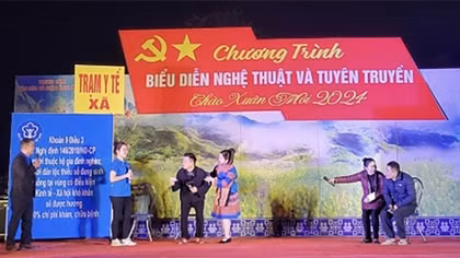 Tuyên truyền, phổ biến chính sách, pháp luật về BHYT trong chương trình biểu diễn nghệ thuật