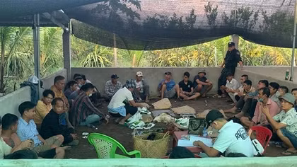 Đánh mạnh tệ nạn cờ bạc ở Long An