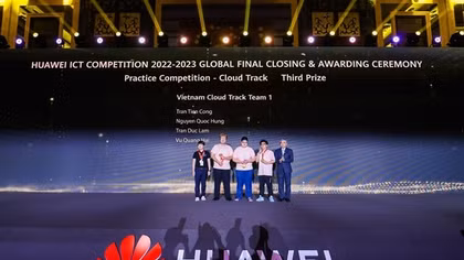 Việt Nam giành giải Ba toàn cầu Cuộc thi Huawei ICT Competition 2022-2023