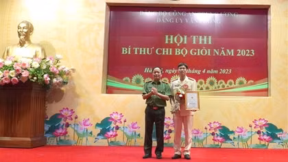 Đảng ủy Văn phòng Bộ Công an tổ chức Hội thi Bí thư chi bộ giỏi