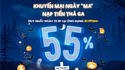 Khuyến mại ngày cuối tháng, nạp tiền thả ga