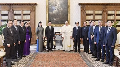 Giáo hoàng Francis mong quan hệ Tòa thánh-Việt Nam ngày càng tốt đẹp