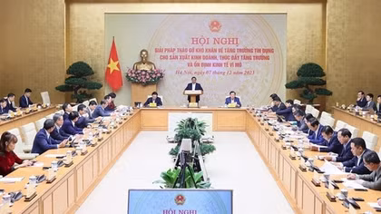 Thủ tướng: Gỡ khó khăn về vốn trên tinh thần “lợi ích hài hòa, rủi ro chia sẻ”