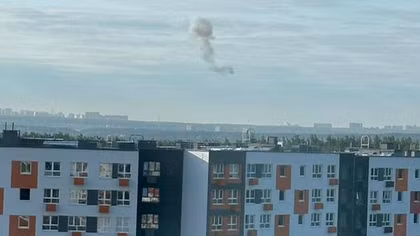 UAV "lạ" đâm trúng 2 tòa nhà ở thủ đô Moscow