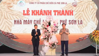 Chủ tịch Quốc hội dự lễ khánh thành Nhà máy chế biến cà phê Sơn La