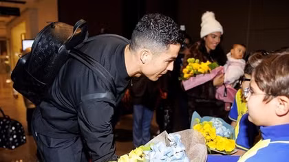 Ronaldo rạng rỡ trong ngày tới Saudi Arabia