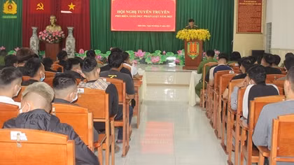 Tuyên truyền, phổ biến pháp luật cho hơn 300 thanh, thiếu niên có nguy cơ phạm tội