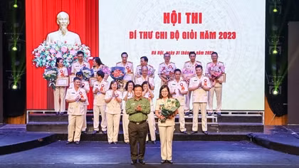 Hội thi Bí thư Chi bộ giỏi Cục Truyền thông CAND