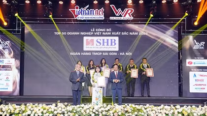 SHB lần thứ 4 được vinh danh Top 50 doanh nghiệp xuất sắc nhất năm 2022
