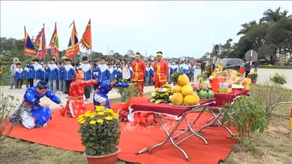 Tái hiện lễ thượng nêu ngày Tết tại Thành nhà Hồ