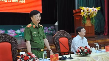 Thứ trưởng Nguyễn Duy Ngọc kiểm tra công tác tại Công an Đắk Lắk