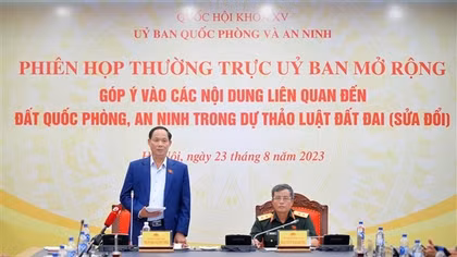 Góp ý nội dung về đất quốc phòng, an ninh trong dự án Luật Đất đai (sửa đổi)