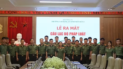 Ra mắt Câu lạc bộ Pháp luật Trường Cao đẳng An ninh nhân dân I
