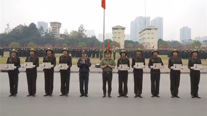 Bế giảng huấn luyện đầu khóa học viên đào tạo các học viện, trường CAND năm 2022-2023