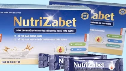 Phạt công ty quảng cáo thực phẩm bảo vệ sức khoẻ Nutrizabet như thuốc chữa bệnh