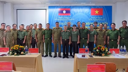 Hỗ trợ Công an tỉnh Xê Kong (Lào) nâng cao năng lực phòng, chống ma túy