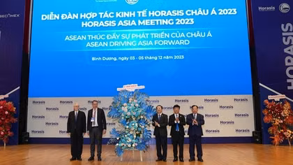 Khai mạc Diễn đàn hợp tác kinh tế Horasis Châu Á 2023 tại Bình Dương