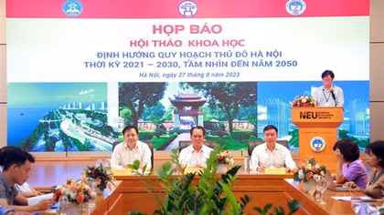 Dự thảo Quy hoạch Thủ đô Hà Nội sẽ sớm được trình Quốc hội