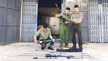 Hiệu quả vận động giao nộp vũ khí, vật liệu nổ ở Tuy An