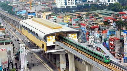 Dự án tuyến đường sắt đô thị số 5 “ngốn” số vốn khủng