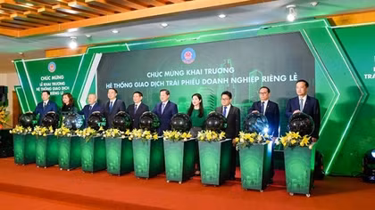 Khai trương hệ thống giao dịch trái phiếu doanh nghiệp riêng lẻ