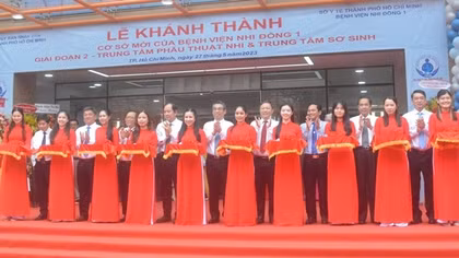 TP Hồ Chí Minh hướng tới xây dựng trung tâm Nhi khoa chuyên sâu khu vực Đông Nam Á
