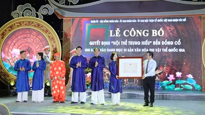 Long trọng kỷ niệm 995 năm Hội thề Trung hiếu đền Đồng Cổ