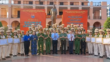 Công an TP Hồ Chí Minh: Tuyên dương 75 gương trong thực hiện Sáu điều Bác Hồ dạy CAND