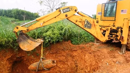 Xử lý an toàn 3 quả bom trong khu dân cư