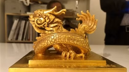 Tích cực đưa ấn vàng Hoàng đế chi bảo hồi hương