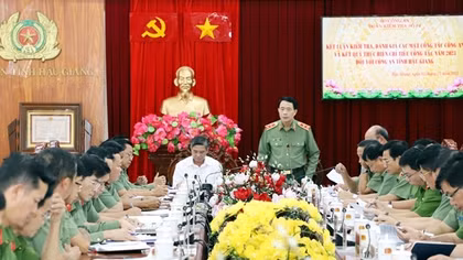 Công an tỉnh Hậu Giang đi đầu trong xây dựng Công an xã đáp ứng yêu cầu, nhiệm vụ trong tình hình mới