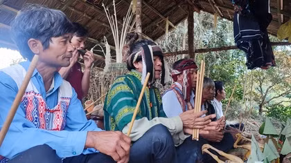 Người K'ho Nộp và lễ cúng thần Núi ngày đầu năm