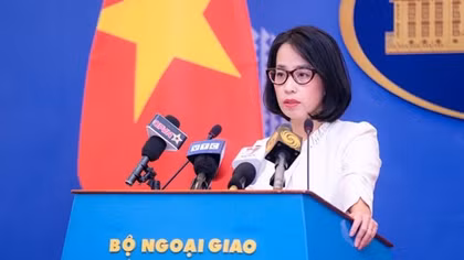 Việt Nam phản ứng trước tuyên bố về hoạt động của nhóm tàu khảo sát Trung Quốc