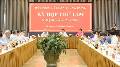 Thảo luận Dự thảo Báo cáo đề xuất “Một số vấn đề lý luận - thực tiễn phục vụ xây dựng Văn kiện Đại hội XIV của Đảng”