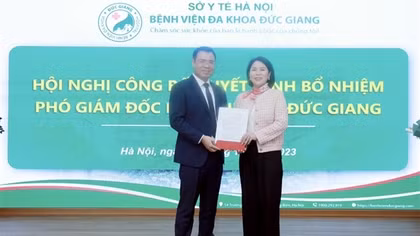Bệnh viện Đa khoa Đức Giang có tân Phó Giám đốc