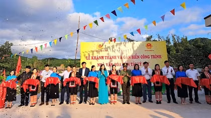 Khánh thành công trình Nhà văn hóa bản Tài Lý Sáy