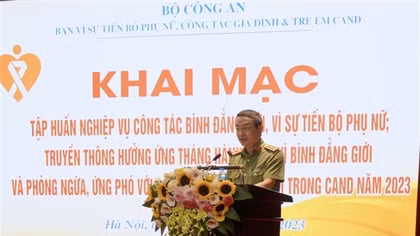 Nâng cao nghiệp vụ công tác bình đẳng giới, vì sự tiến bộ phụ nữ