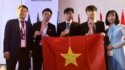 Cả 3 học sinh Việt Nam đều giành huy chương Olympic Sinh học quốc tế