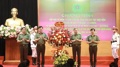 Phát huy sức trẻ, tính xung kích của đoàn viên thanh niên CAND