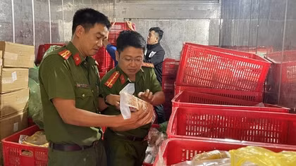 Hơn 3 tấn gà ủ muối, dồi sụn, bạch tuộc… không nguồn gốc “tấn công” nhà hàng
