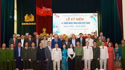 Các trường CAND kỷ niệm Ngày nhà giáo Việt Nam
