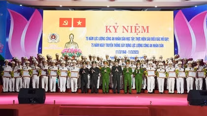 Công an các địa phương kỷ niệm 75 năm học tập, thực hiện Sáu điều Bác Hồ dạy